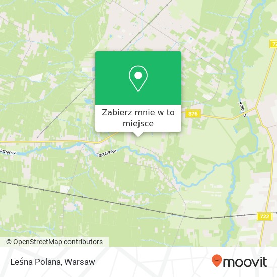 Mapa Leśna Polana