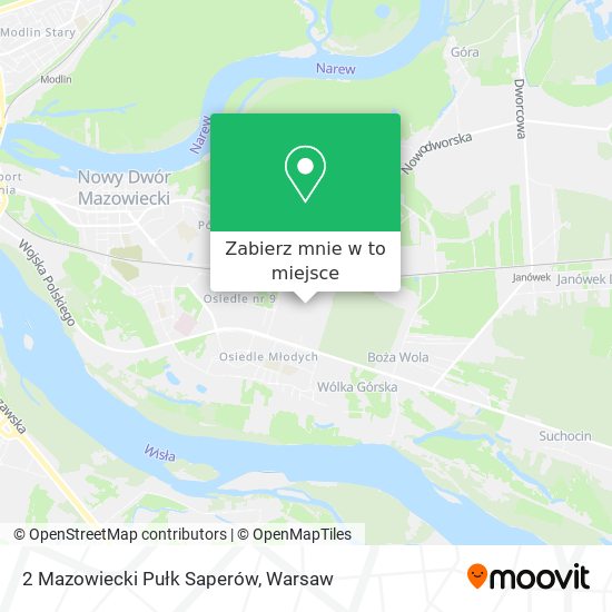 Mapa 2 Mazowiecki Pułk Saperów