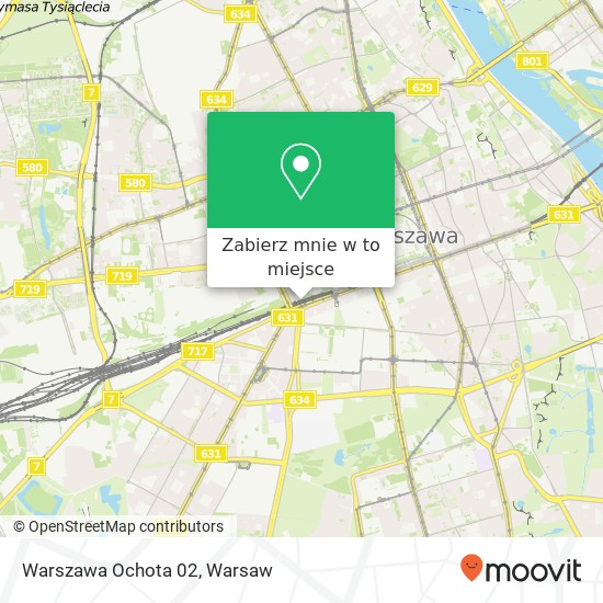 Mapa Warszawa Ochota 02