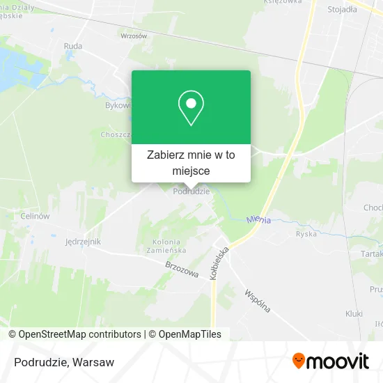 Mapa Podrudzie