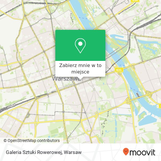 Mapa Galeria Sztuki Rowerowej