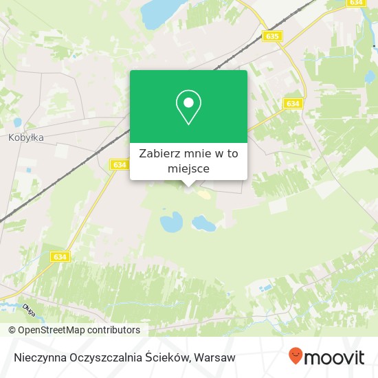 Mapa Nieczynna Oczyszczalnia Ścieków