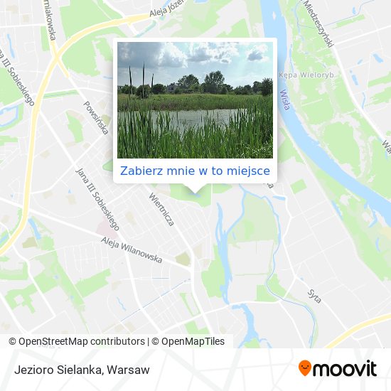 Mapa Jezioro Sielanka