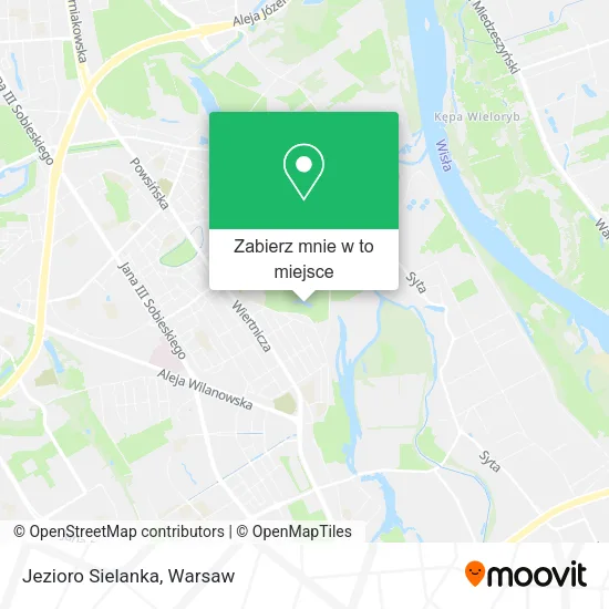 Mapa Jezioro Sielanka
