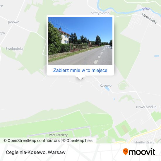 Mapa Cegielnia-Kosewo