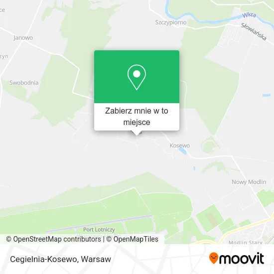 Mapa Cegielnia-Kosewo