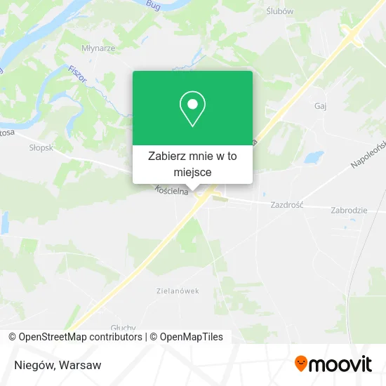 Mapa Niegów
