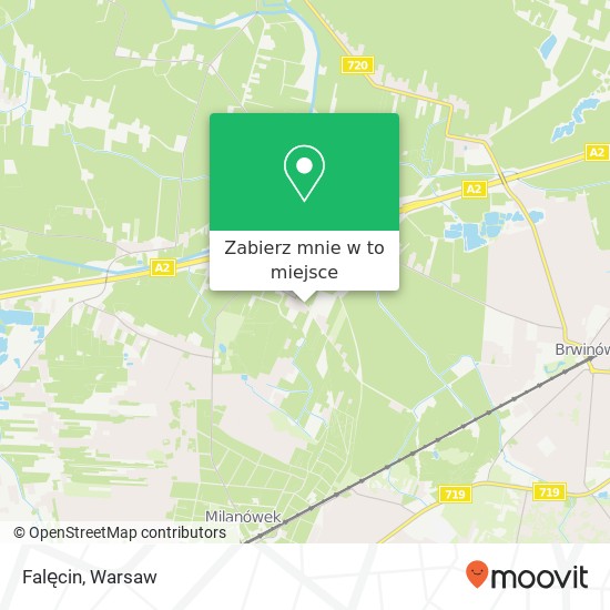 Mapa Falęcin