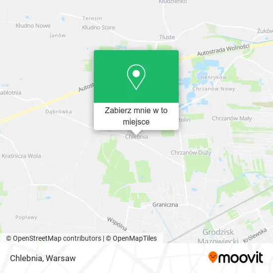 Mapa Chlebnia