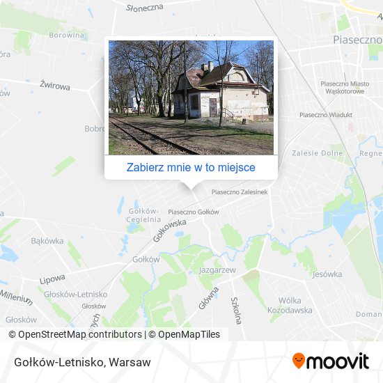 Mapa Gołków-Letnisko