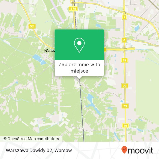 Mapa Warszawa Dawidy 02