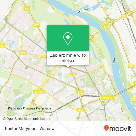 Mapa Kantor Marymont