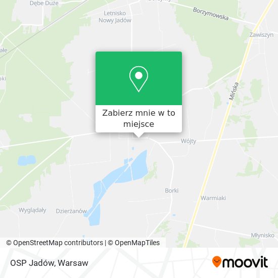 Mapa OSP Jadów