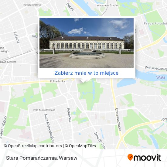 Mapa Stara Pomarańczarnia