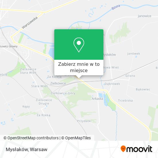 Mapa Mysłaków