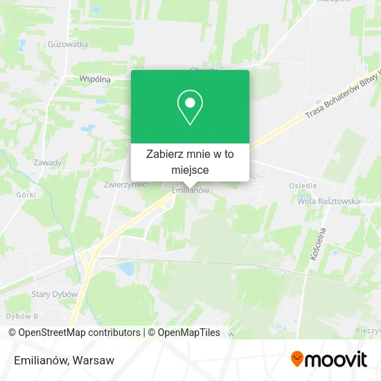 Mapa Emilianów