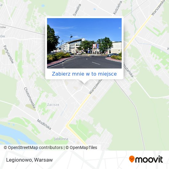 Mapa Legionowo