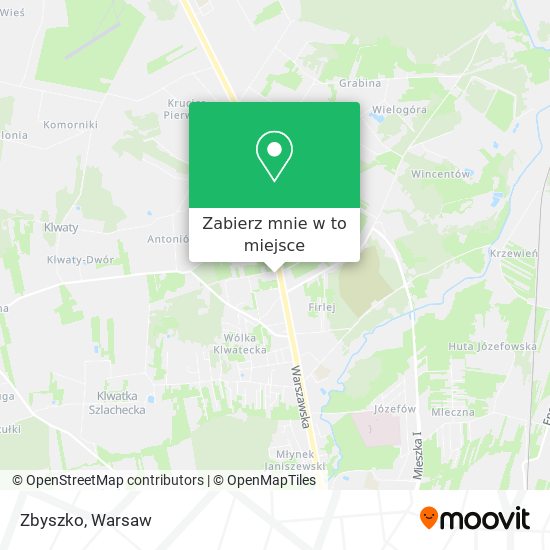 Mapa Zbyszko