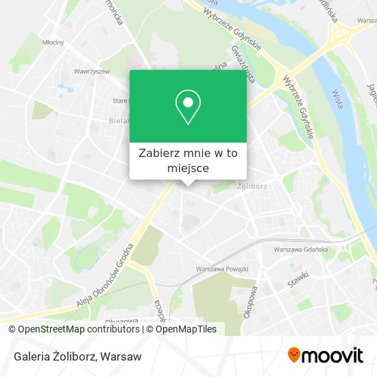 Mapa Galeria Żoliborz