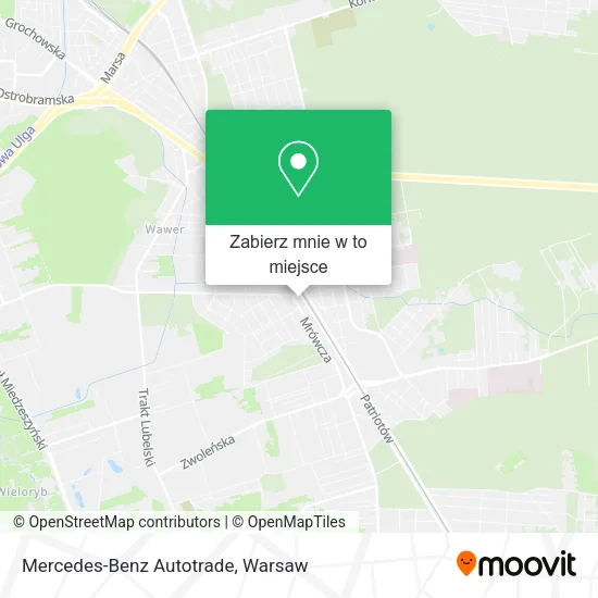 Mapa Mercedes-Benz Autotrade