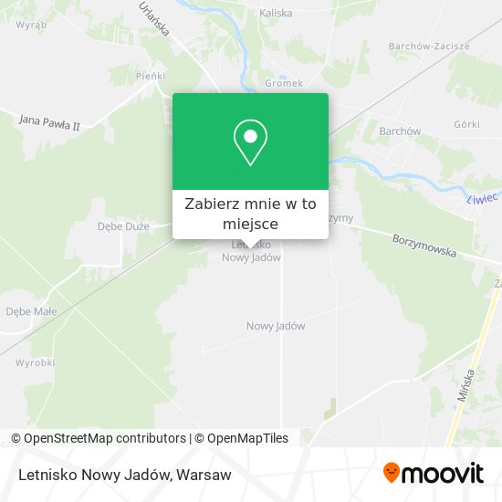 Mapa Letnisko Nowy Jadów