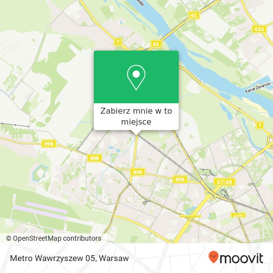 Mapa Metro Wawrzyszew 05