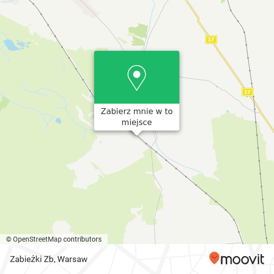 Mapa Zabieżki Zb