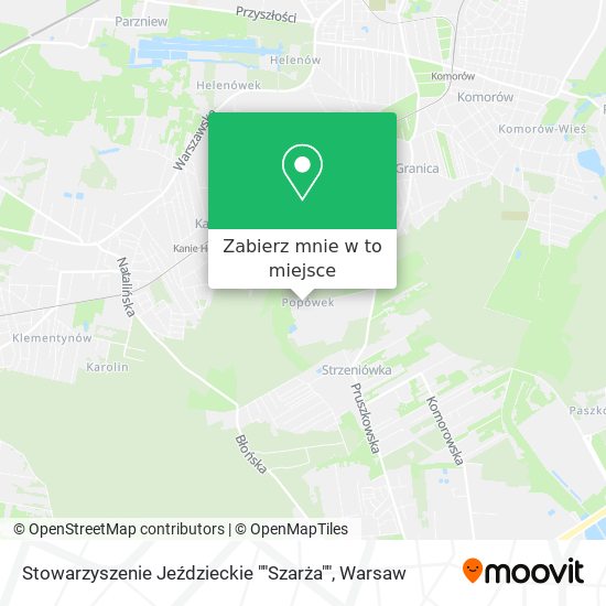 Mapa Stowarzyszenie Jeździeckie ""Szarża""