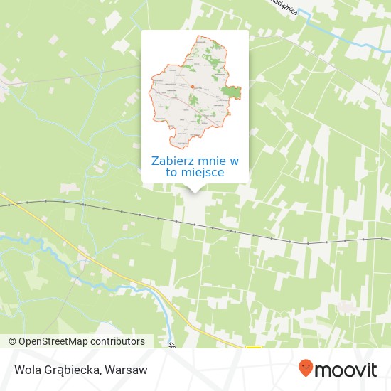 Mapa Wola Grąbiecka