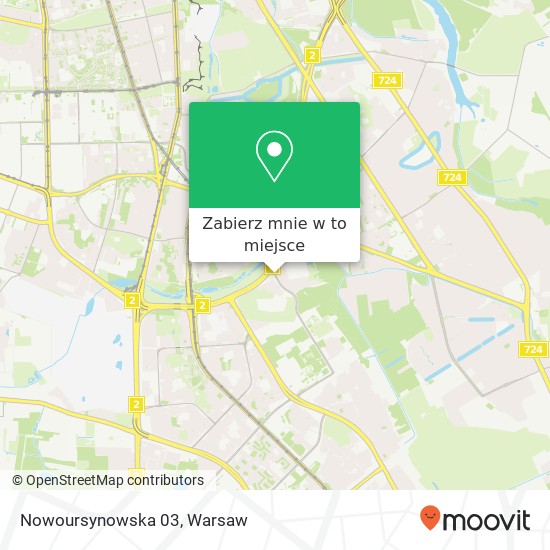 Mapa Nowoursynowska 03