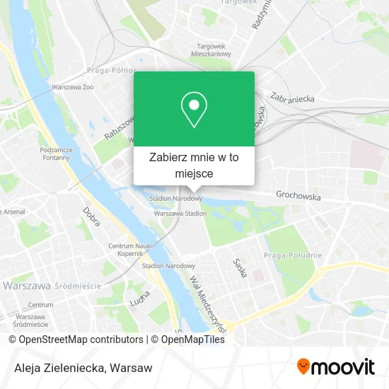 Mapa Aleja Zieleniecka