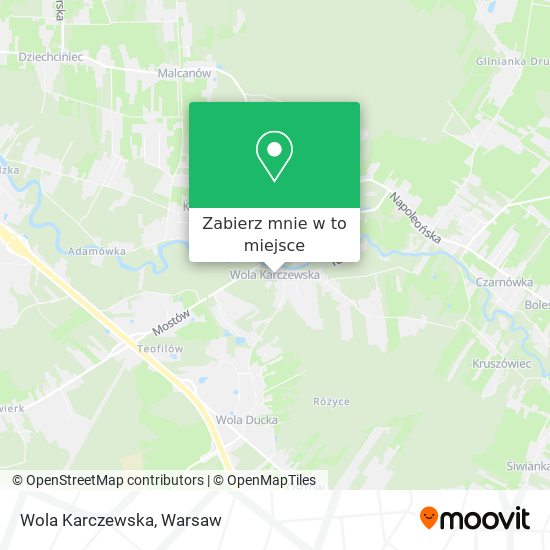 Mapa Wola Karczewska