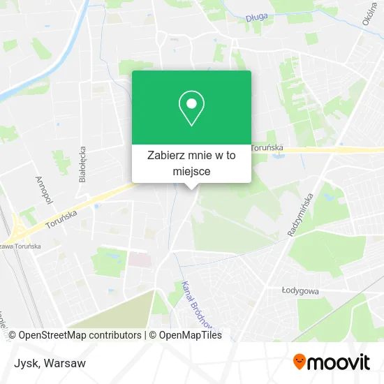 Mapa Jysk