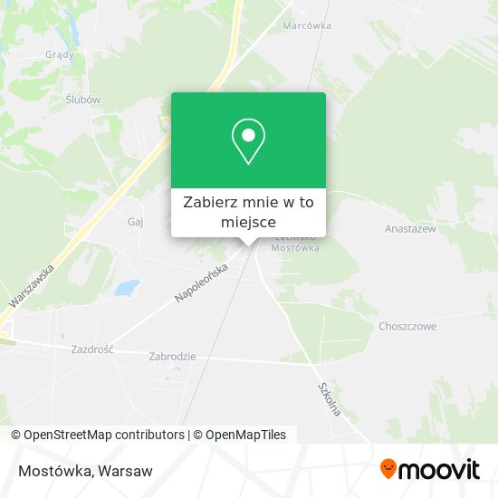 Mapa Mostówka