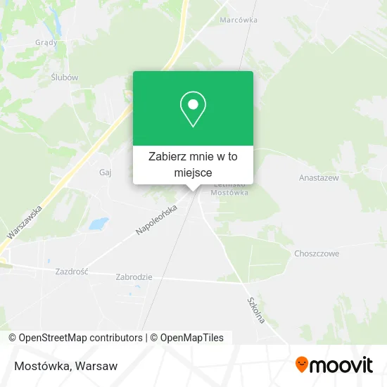 Mapa Mostówka