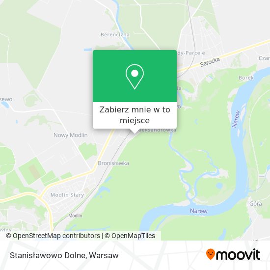 Mapa Stanisławowo Dolne