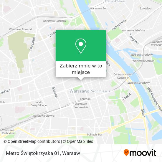 Mapa Metro Świętokrzyska 01