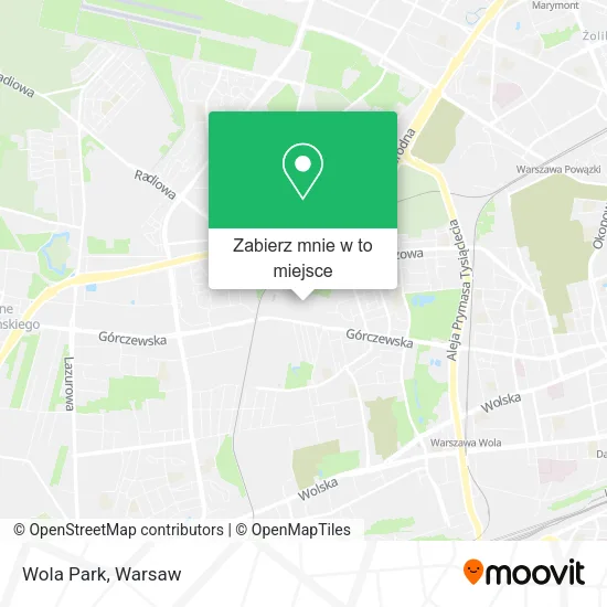 Mapa Wola Park
