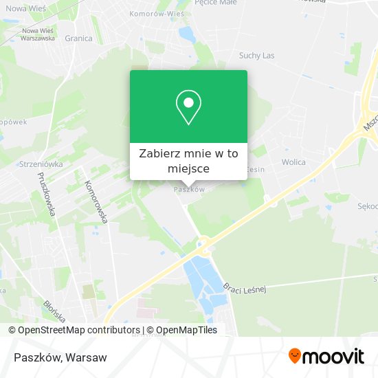 Mapa Paszków