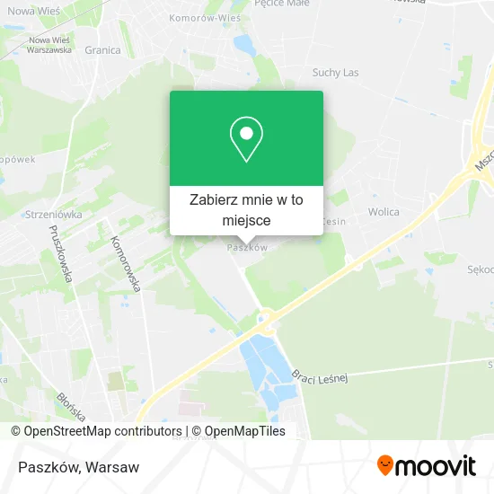 Mapa Paszków