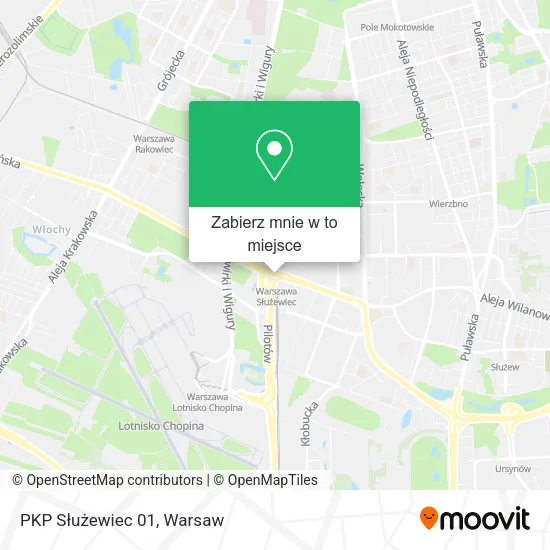 Mapa PKP Służewiec 01