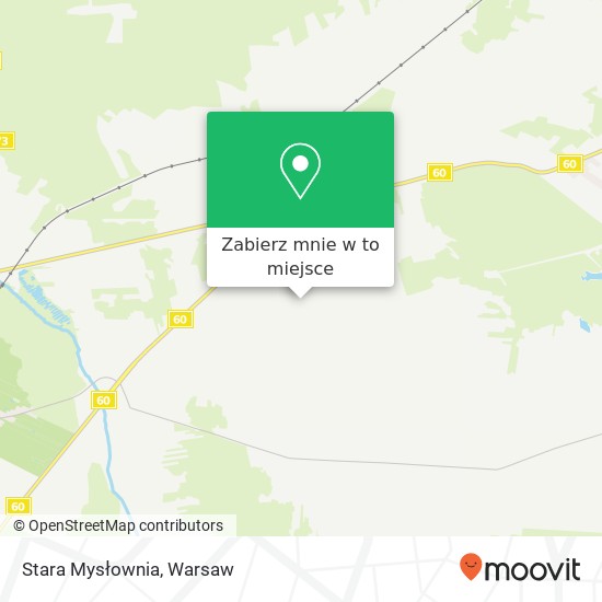 Mapa Stara Mysłownia