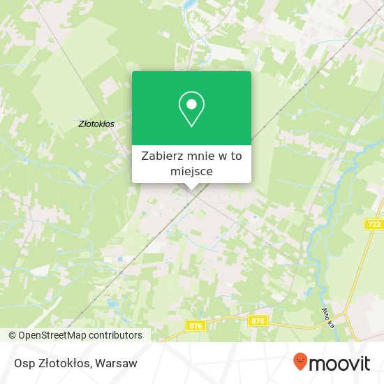 Mapa Osp Złotokłos