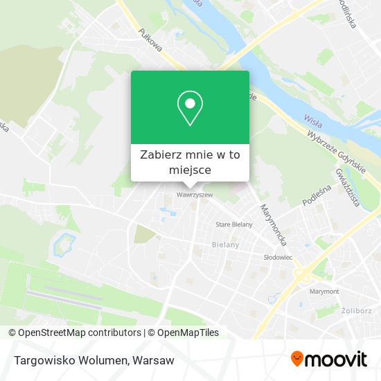 Mapa Targowisko Wolumen