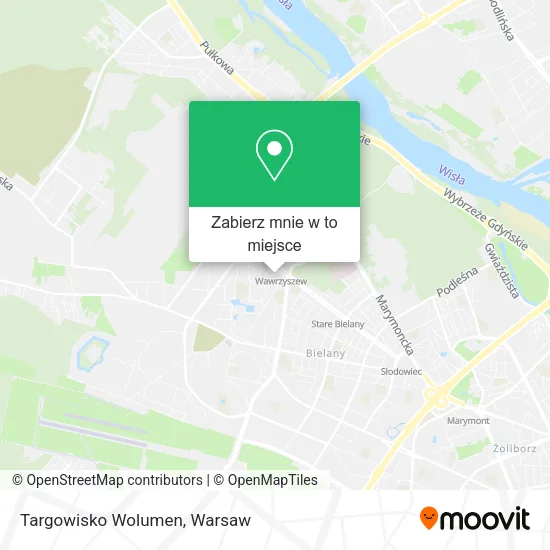 Mapa Targowisko Wolumen