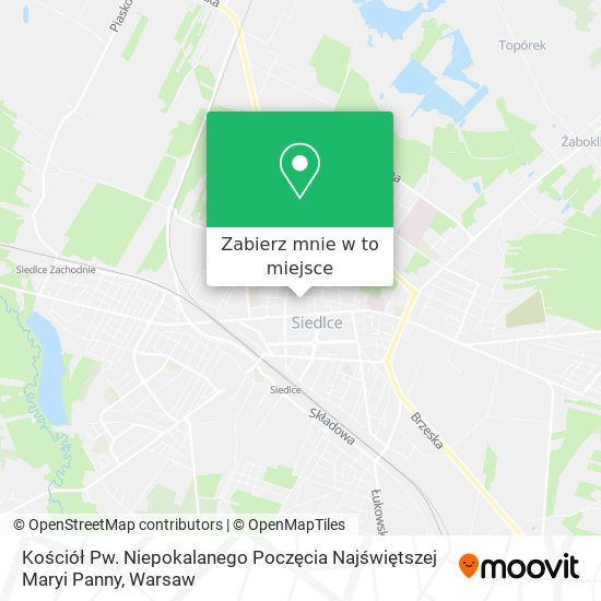 Mapa Kościół Pw. Niepokalanego Poczęcia Najświętszej Maryi Panny