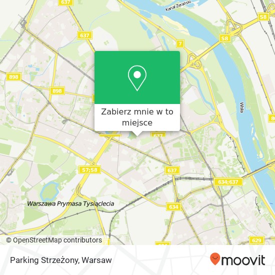 Mapa Parking Strzeżony