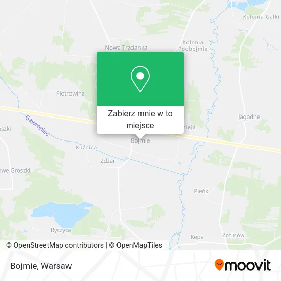 Mapa Bojmie