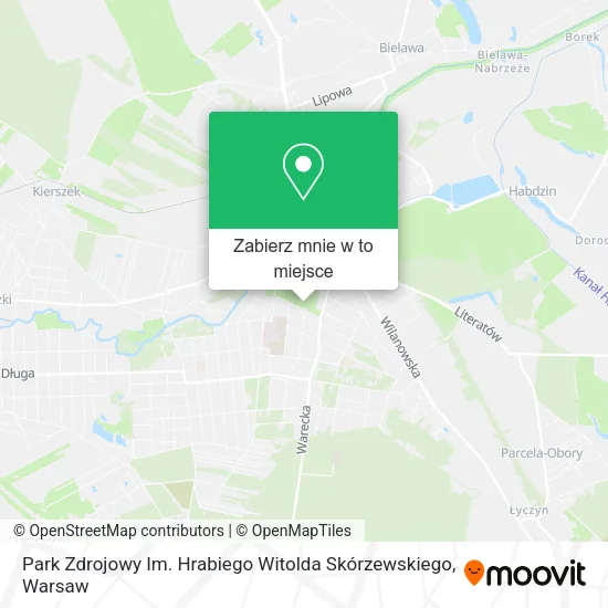Mapa Park Zdrojowy Im. Hrabiego Witolda Skórzewskiego