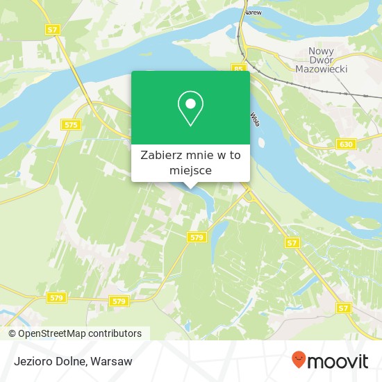 Mapa Jezioro Dolne